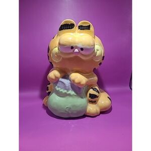 Vinrage Hand Painted‎ Ceramic Garfield Large